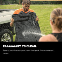 Thumbnail for Husky Liners 2022 Toyota Tundra Ext. Cab CrewMax WeatherBeater 2nd Seat Floor Liner - Blk