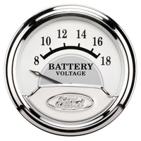 Thumbnail for Autometer Ford Masterpiece 2 1/16in Electronic 18V Voltmeter Gauge