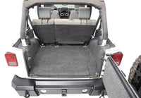 Thumbnail for BedRug 07-10 Jeep JK 2Dr Rear 5pc Cargo Kit (Incl Tailgate & Tub Liner)