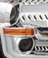 Thumbnail for AlphaRex 15-17 Ford F-150 PRO-Series Projector Headlights Plank Style Chrm w/Activ Light/Seq Signal