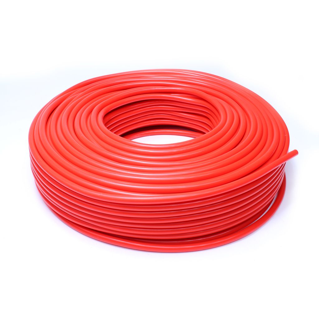 HPS 5/64" (2mm) ID Red High Temp Silicone Vacuum Hose - 100 Feet Pack