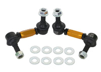 Thumbnail for Whiteline 03+ Nissan 350z Z33 / 07-08 Infiniti G35 (Exc AWD) Fr Swaybar-Link Assy HD Adj Steel Ball