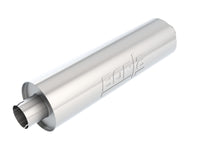 Thumbnail for Borla Heavy Duty (Truck) Muffler - 3in Center-Center 24in x 6.75in Round (Notched)