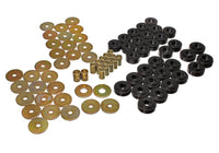 Thumbnail for Energy Suspension 65-67 Chevy Malibu/Chevelle/Monte Carlo CONVERTIBLE ONLY Black Body Mount Set