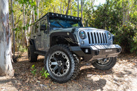Thumbnail for Go Rhino 07-18 Jeep Wrangler JK WLF Windshield Light Mount Frame - Eight Cube Lights