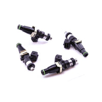 Thumbnail for DeatschWerks 95-99 Mitsubishi Eclipse 4G63T / 03-06 EVO 8/9 Bosch EV14 1500cc Injectors (Set of 4)