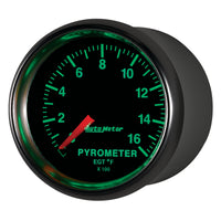 Thumbnail for Autometer GS 0-1600 degree F Full Sweep Electronic Pyrometer Gauge