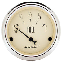 Thumbnail for Autometer 2-1/16 inch Antique Beige Fuel Level Gauge