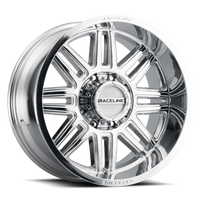 Thumbnail for Raceline 948C Split 20x10in / 8x180 BP / -19mm Offset / 124.2mm Bore - Chrome Wheel