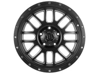 Thumbnail for ICON Alpha 20x9 6x135 16mm Offset 5.625in BS 87.1mm Bore Satin Black/Milled Windows Wheel