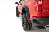 Thumbnail for Bushwacker 19-21 Chevrolet Silverado 1500 Pocket Style Flares 4pc - Black
