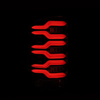 Thumbnail for AlphaRex 14-18 GMC Sierra 1500/2500HD/3500HD LUXX-Series LED Tail Lights Alpha-Blk Actv Lgt Seq. Sig