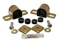 Thumbnail for Energy Suspension 95-98 Nissan 240SX (S14) Black 27mm Front Sway Bar Frame Bushings (Sway bar end li