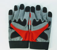 Thumbnail for Granatelli Medium Mechanics Work Gloves - Red/Gray/Black