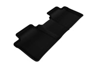 Thumbnail for 3D MAXpider 2007-2011 Toyota/Lexus Camry/ES Kagu 2nd Row Floormats - Black