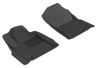 Thumbnail for 3D MAXpider 2007-2011 Toyota Tundra Reg/DBL Cab/Crewmax Kagu 1st Row Floormat - Black