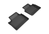 Thumbnail for 3D MAXpider 2017-2019 Porsche Panamera Kagu 2nd Row Floormats - Black