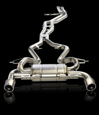 Thumbnail for Akrapovic 07-12 BMW 335i (E90 E91) Evolution Line Cat Back (Titanium) w/ Titanium Tips