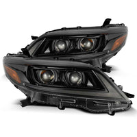 Thumbnail for AlphaRex 11-21 Toyota Sienna PRO-Series Proj Headlights Plank Style Alpha Black w/Seq Signal/DRL