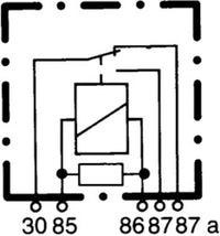 Thumbnail for Hella Relay Micro Iso 5 Pole 12V Spst Res