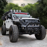 Thumbnail for Go Rhino Xplor Blackout Series Cube LED Flood Light Kit (Surface/Threaded Stud Mnt) 3x3 - Blk (Pair)