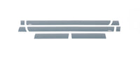 Thumbnail for Putco 15-19 GMC Sierra HD Regular Cab Dually (8pcs) Black Platinum Rocker Panels