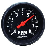 Thumbnail for Autometer Z-Series 52mm 8000RPM Tachometer