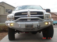 Thumbnail for Road Armor 03-05 Dodge 2500 Stealth Front Winch Bumper w/Pre-Runner Guard - Tex Blk