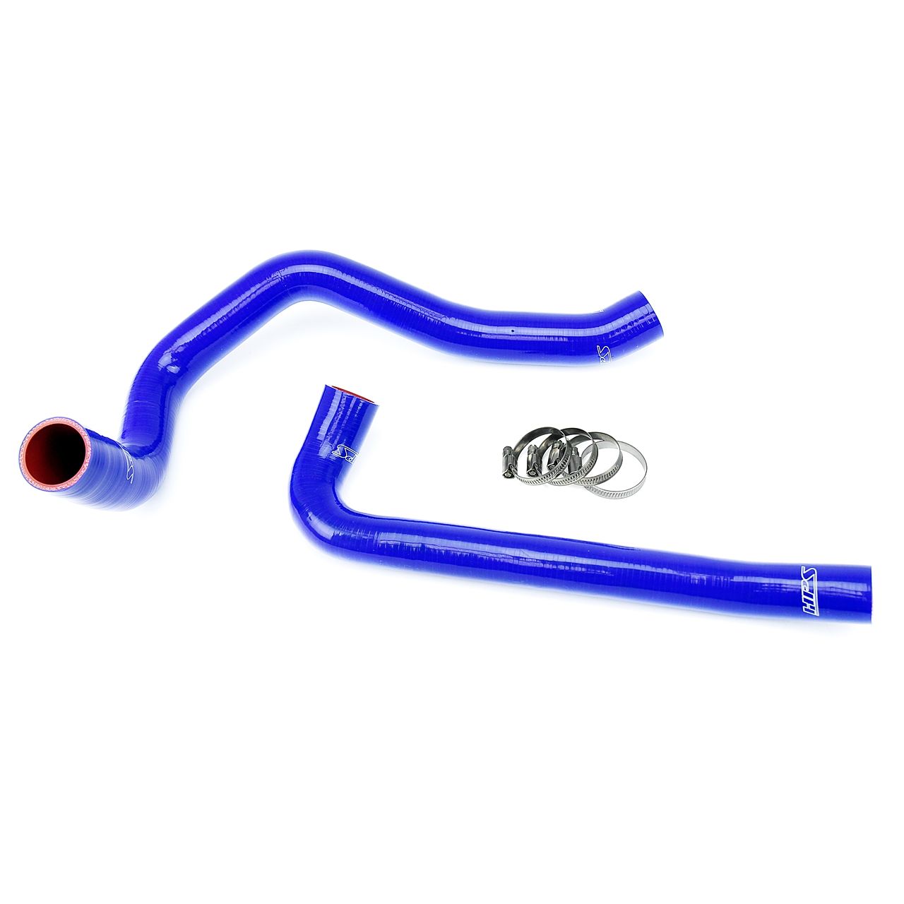 HPS Reinforced Blue Silicone Radiator Hose Kit Coolant for Jeep 97-02 Wrangler TJ 2.5L 4Cyl
