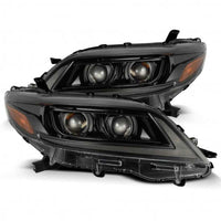 Thumbnail for AlphaRex 11-21 Toyota Sienna PRO-Series Proj Headlights Plank Style Alpha Black w/Seq Signal/DRL