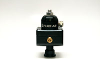 Thumbnail for Fuelab 575 Carb Adjustable Mini FPR Blocking 4-12 PSI (1) -6AN In (2) -6AN Out - Black