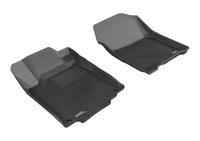 Thumbnail for 3D MAXpider 2012-2016 Honda CR-V Kagu 1st Row Floormat - Black