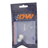 Thumbnail for DeatschWerks 8AN Male Flare with Aluminum Weld On Fitting - Anodized Raw Aluminum