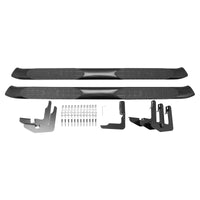 Thumbnail for Westin 2015-2018 Ford F-150 SuperCab PRO TRAXX 5 Oval Nerf Step Bars - Black