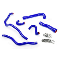 Thumbnail for HPS Blue Reinforced Silicone Radiator + Heater Hose Kit Coolant for BMW 01-06 E46 M3 Left Hand Drive