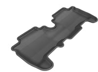Thumbnail for 3D MAXpider 2007-2014 Toyota/Scion Yaris Hatchback/XD Kagu 2nd Row Floormats - Black
