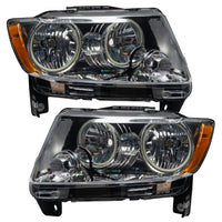 Thumbnail for Oracle 11-13 Jeep Grand Cherokee SMD HL (Non-HID)-Chrome - ColorSHIFT w/ BC1 Controller SEE WARRANTY