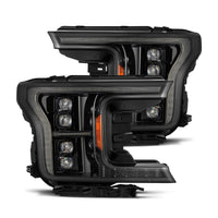 Thumbnail for AlphaRex 18-20 Ford F-150 NOVA LED Proj Headlight Alpha Blk (14th Gen G2 Style)