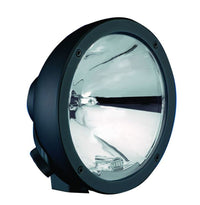 Thumbnail for Hella Rallye 4000 Compact Black Driving Lamp w/ Bulb and Stone Shield