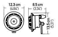 Thumbnail for Hella Supertone Horn Set 24V 84w Black