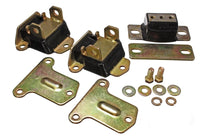 Thumbnail for Energy Suspension 69-72 Camaro/70-73 Monte Carlo Black Complete Motor&Trans Mount Set Zinc Finish
