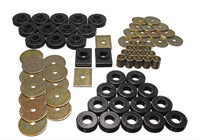 Thumbnail for Energy Suspension 55-57 Chevy Full Size (Belair/Caprice/Impala) Black Body Mount Set