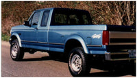 Thumbnail for Bushwacker 92-96 Ford F-150 Styleside Extend-A-Fender Style Flares 4pc 81.0/96.0in Bed - Black