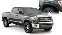 Thumbnail for Bushwacker 14-18 Toyota Tundra Fleetside Extend-A-Fender Style Flares 4pc - Black
