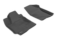 Thumbnail for 3D MAXpider 2010-2013 Kia Forte Kagu 1st Row Floormat - Black