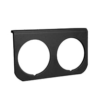 Thumbnail for Autometer 2-1/16in Black 2-Hole Gauge Panel