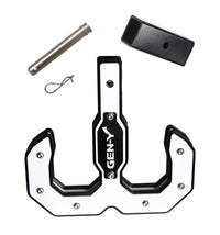 Thumbnail for Gen-Y Hulk 2.0 16K Tow Hook 2in Shank w/GH-009 Reducer Sleeve/GH-099 Pin/GH-011 Clip - Black/White