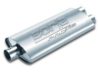 Thumbnail for Borla Universal Center/Dual Oval 2.5in In/Dual 2.5in Out 19in x 4in x 9.5in Notched PRO-XS Muffler
