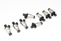 Thumbnail for DeatschWerks Universal 1800cc Low Impedance 14mm Upper Injector - Set of 8