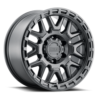 Thumbnail for Raceline 953B Krank 17x8.5in / 5x127 BP / 0mm Offset / 78.1mm Bore - Satin Black Wheel